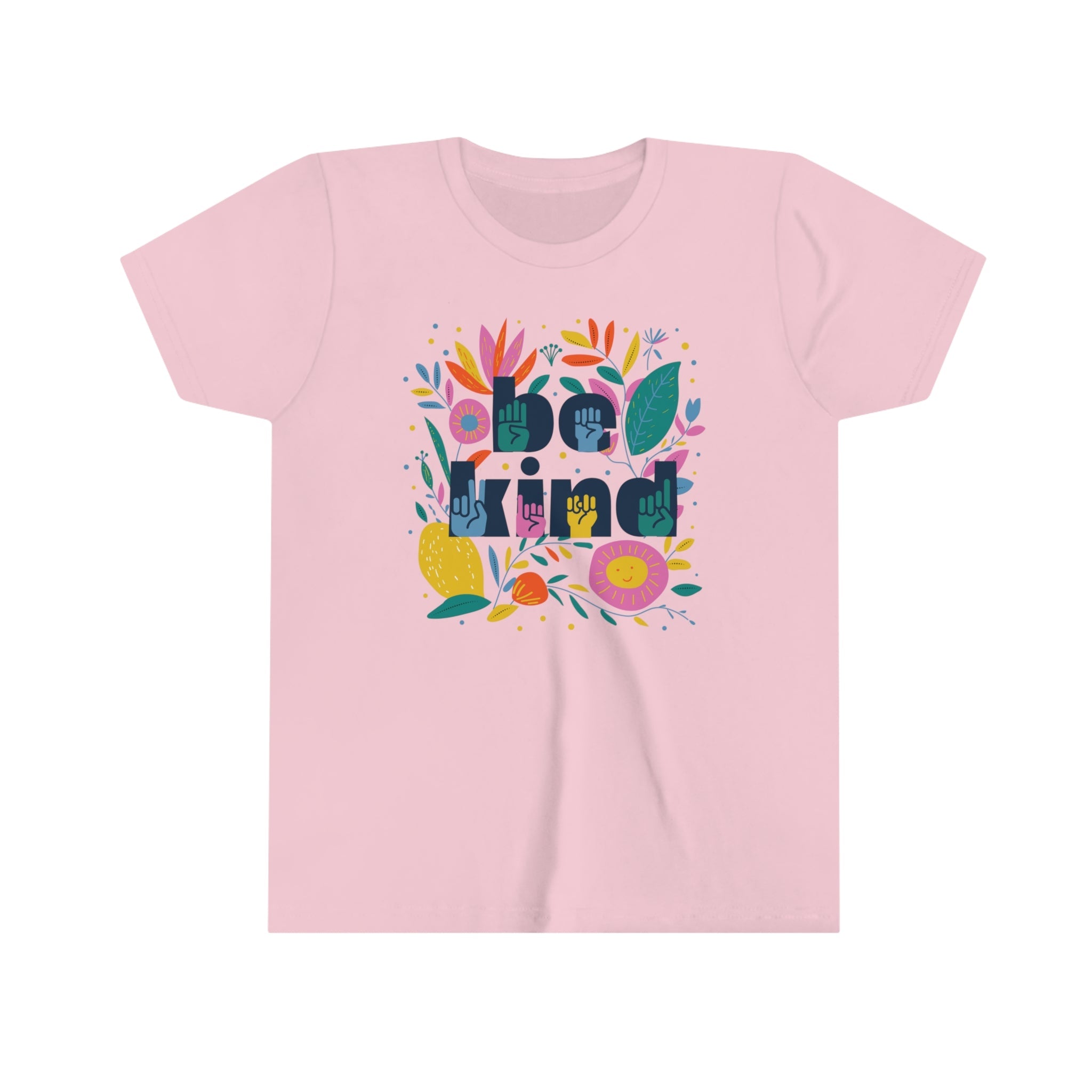 Be Kind Floral Youth Unisex Fit Tee - The Kindness Cause