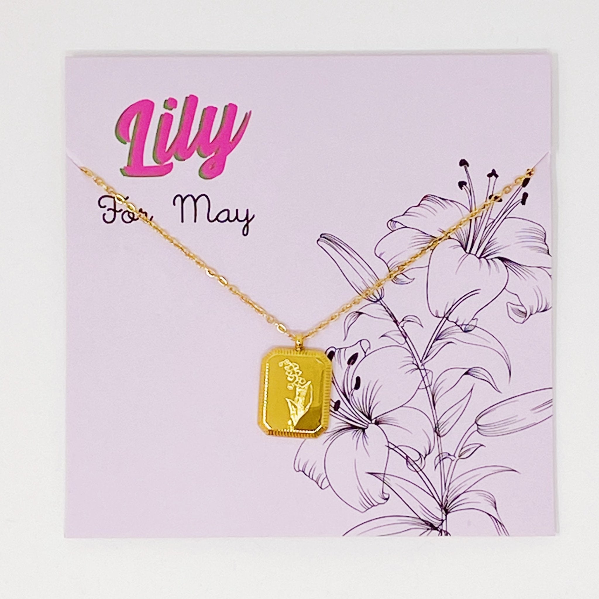Blooming Birth Month Necklace - The Kindness Cause