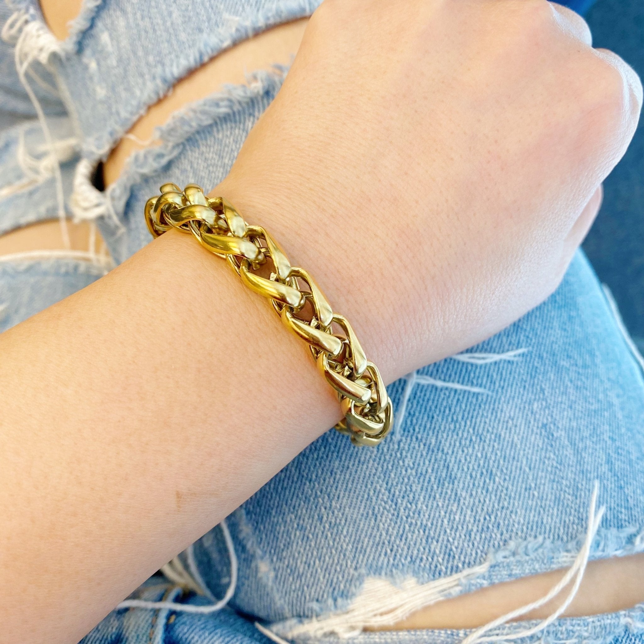 Bold And Edgy Chain Bracelet - The Kindness Cause