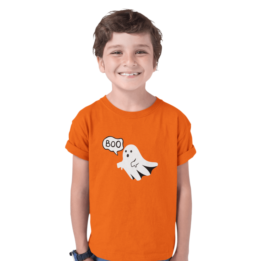 Boo Halloween Ghost Youth Fan Favorite™ Tee - The Kindness Cause