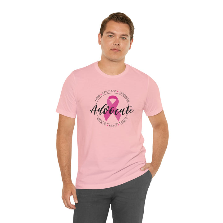 Breast Cancer Advocate Unisex Jersey Short Sleeve Tee - The Kindness Cause