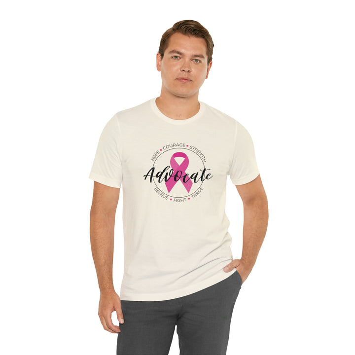 Breast Cancer Advocate Unisex Jersey Short Sleeve Tee - The Kindness Cause
