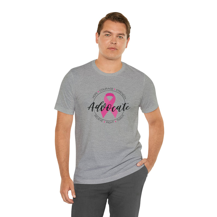 Breast Cancer Advocate Unisex Jersey Short Sleeve Tee - The Kindness Cause