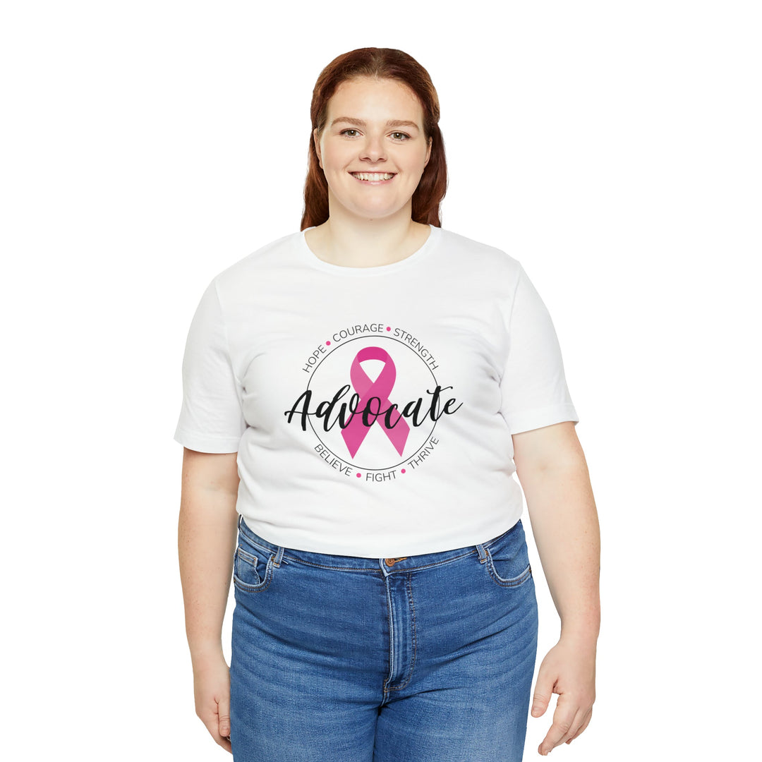 Breast Cancer Advocate Unisex Jersey Short Sleeve Tee - The Kindness Cause