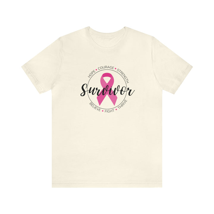 Breast Cancer Survivor Unisex Jersey Short Sleeve Tee - The Kindness Cause