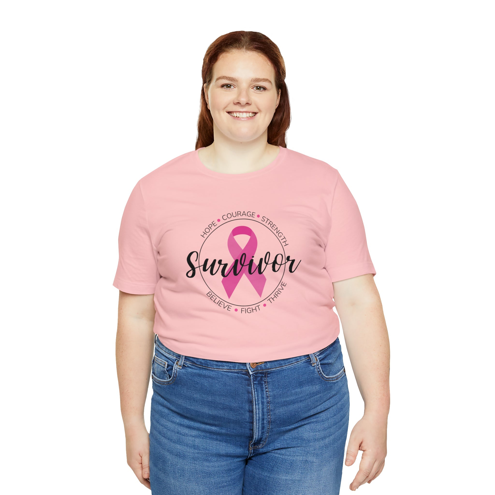 Breast Cancer Survivor Unisex Jersey Short Sleeve Tee - The Kindness Cause