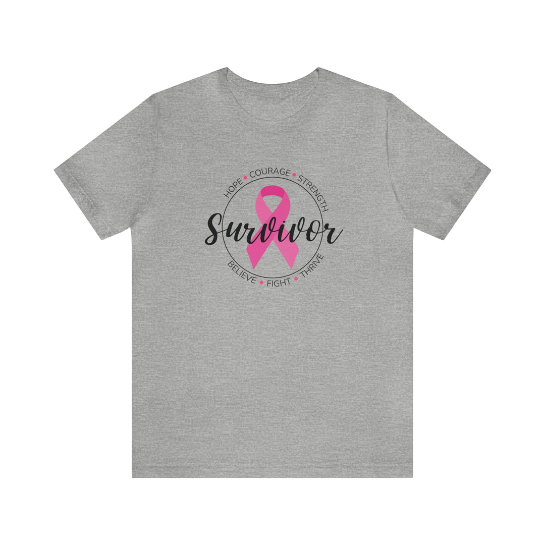 Breast Cancer Survivor Unisex Jersey Short Sleeve Tee - The Kindness Cause