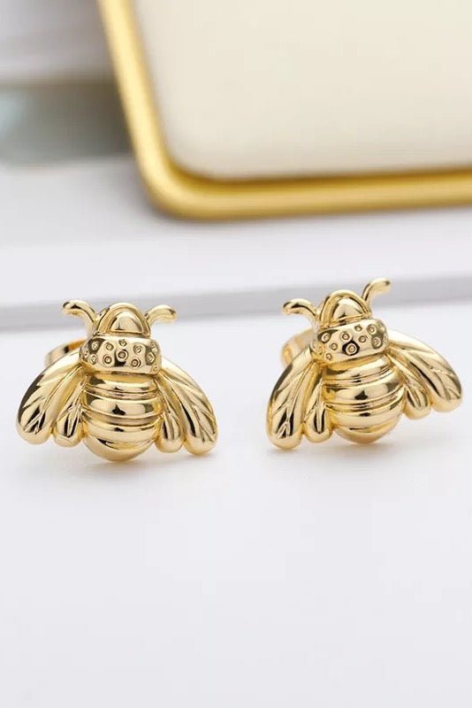 Bumble Bee Stud Earrings - The Kindness Cause Gift Ideas that give back jewelry