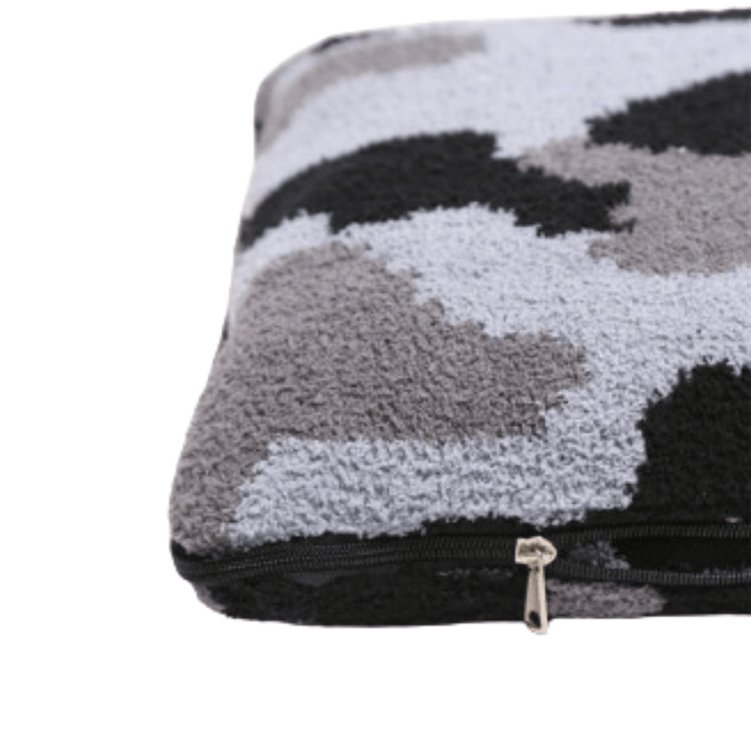 Camo Pattern Luxury Soft 2-in-1 Throw Blanket &amp; Pillow - The Kindness Cause