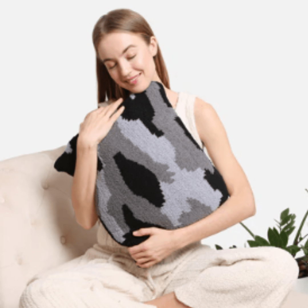 Camo Pattern Luxury Soft 2-in-1 Throw Blanket & Pillow - The Kindness Cause