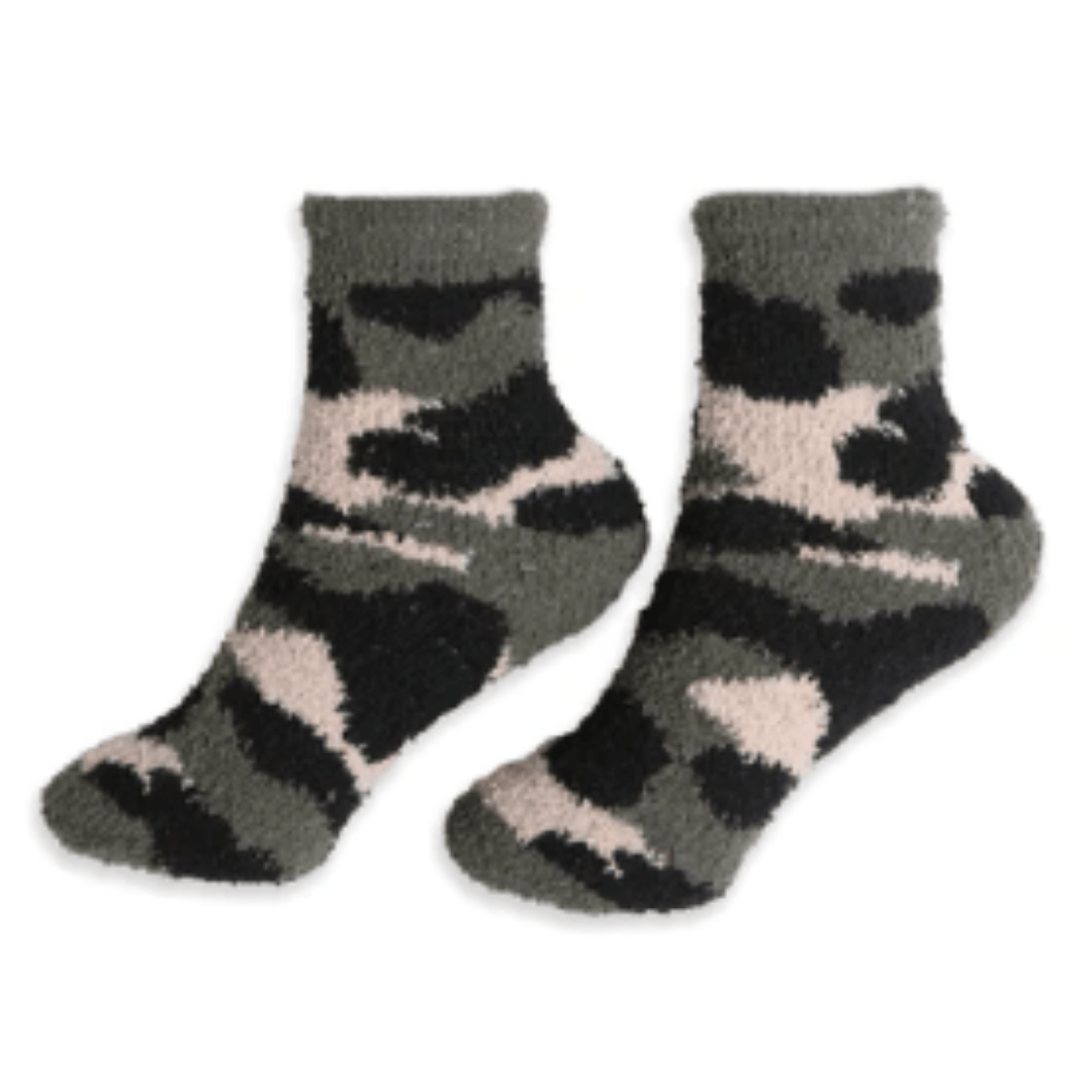 Camo Pattern Luxury Soft Mini-Crew Socks - The Kindness Cause