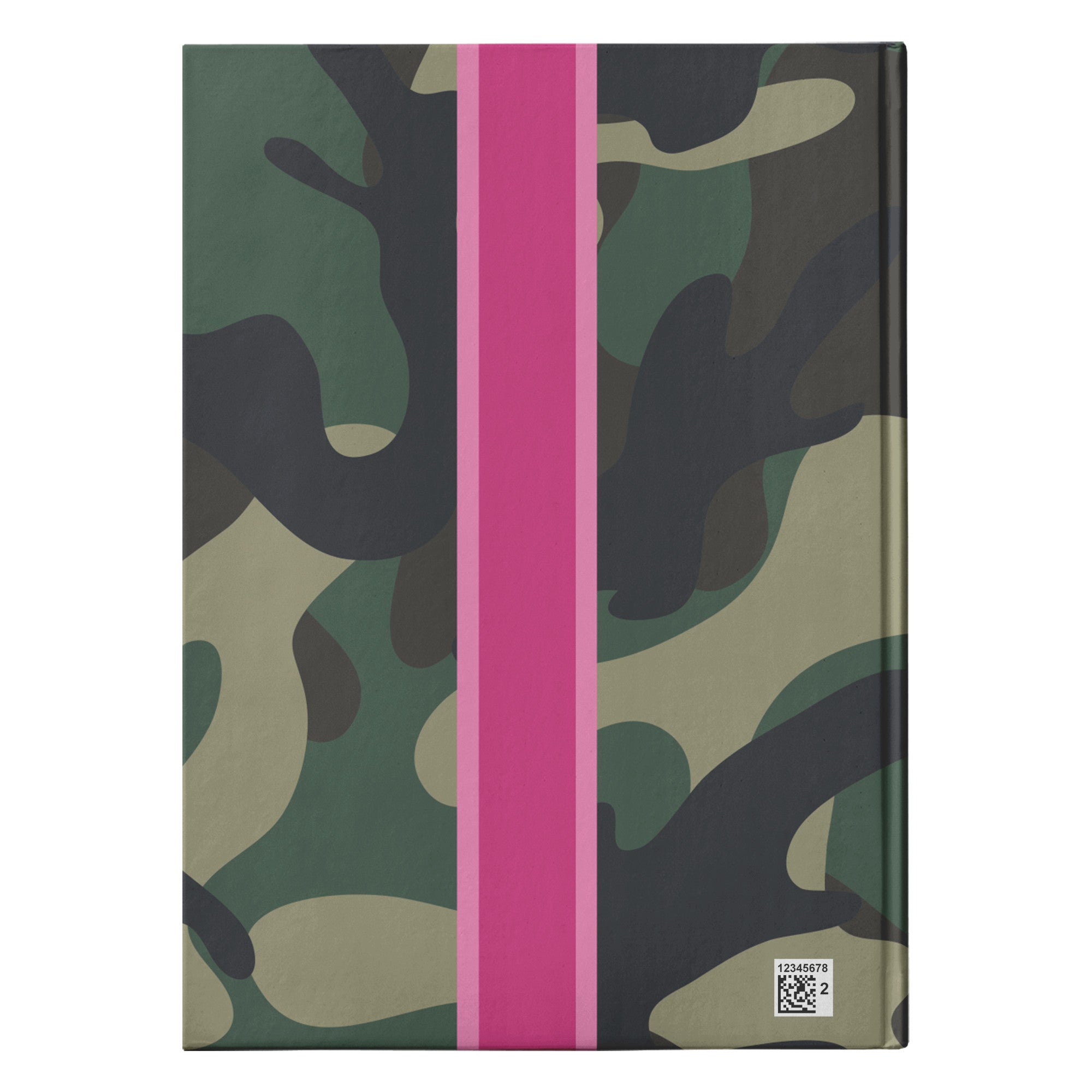 Camo Pink Stripe Hardcover Notebook & Journal - The Kindness Cause