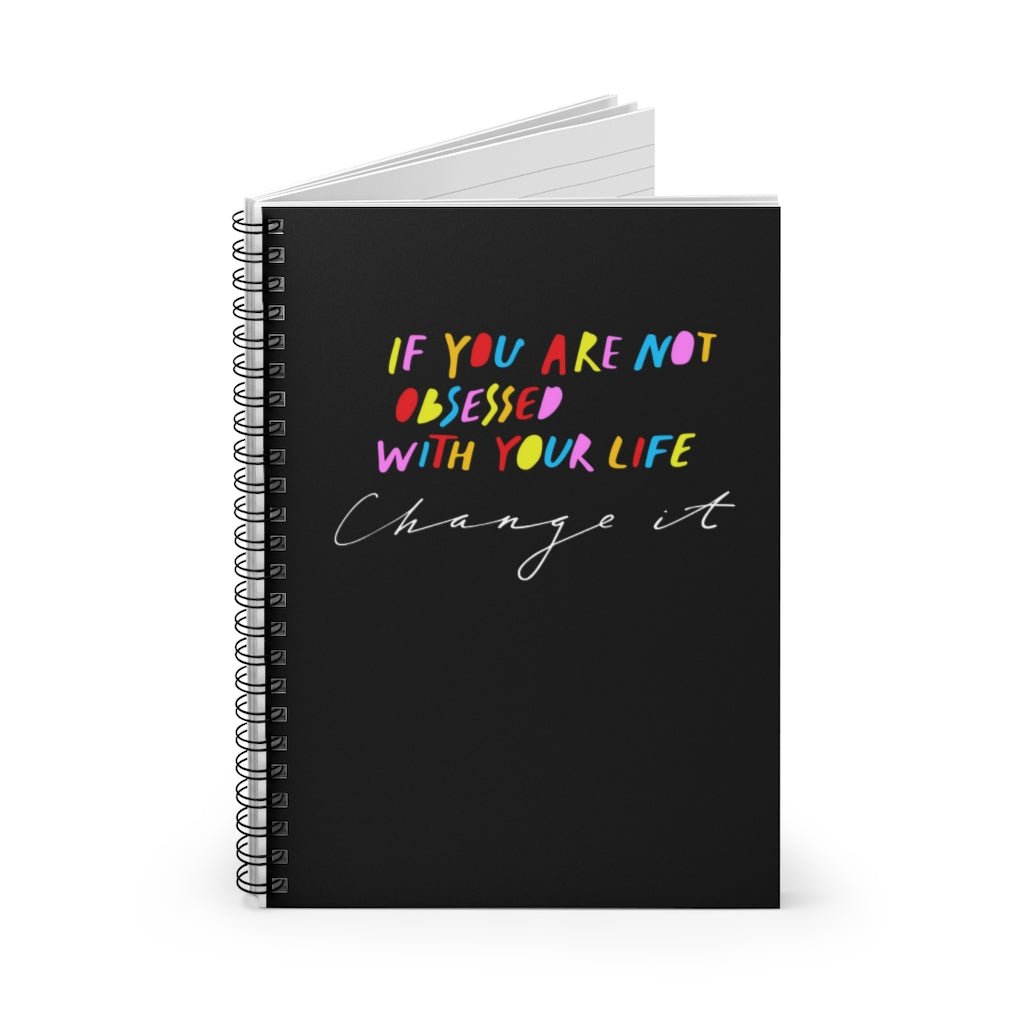 Change Your Life Spiral Ruled Line Notebook - The Kindness Cause