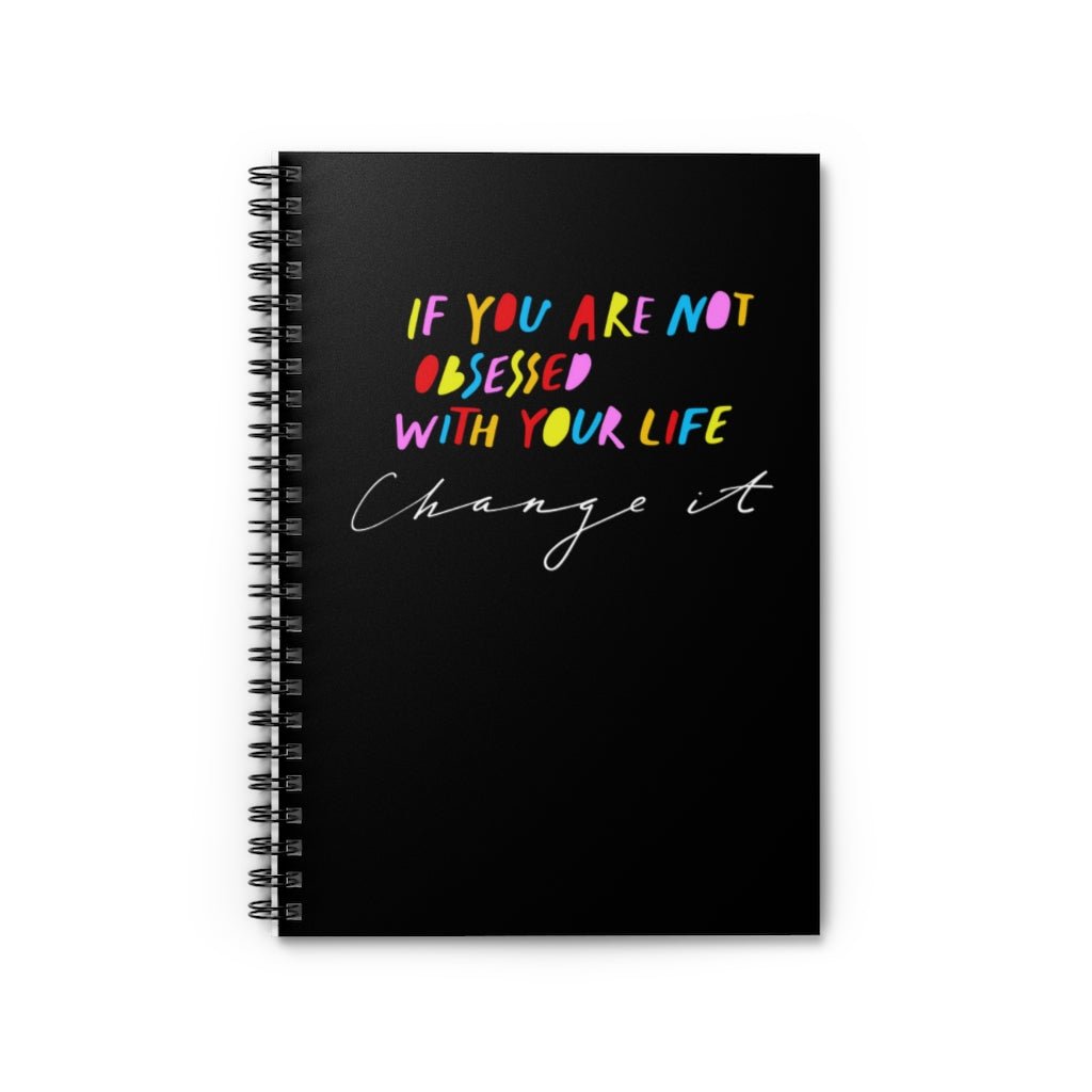 Change Your Life Spiral Ruled Line Notebook - The Kindness Cause gift ideas that give back