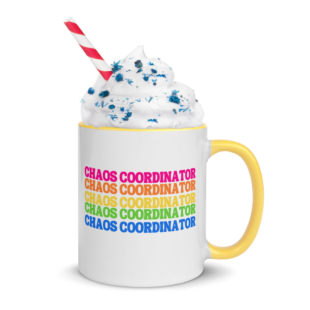 Chaos Coordinator Mug with Colorful Accents - The Kindness Cause