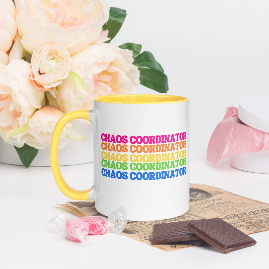 Chaos Coordinator Mug with Colorful Accents - The Kindness Cause