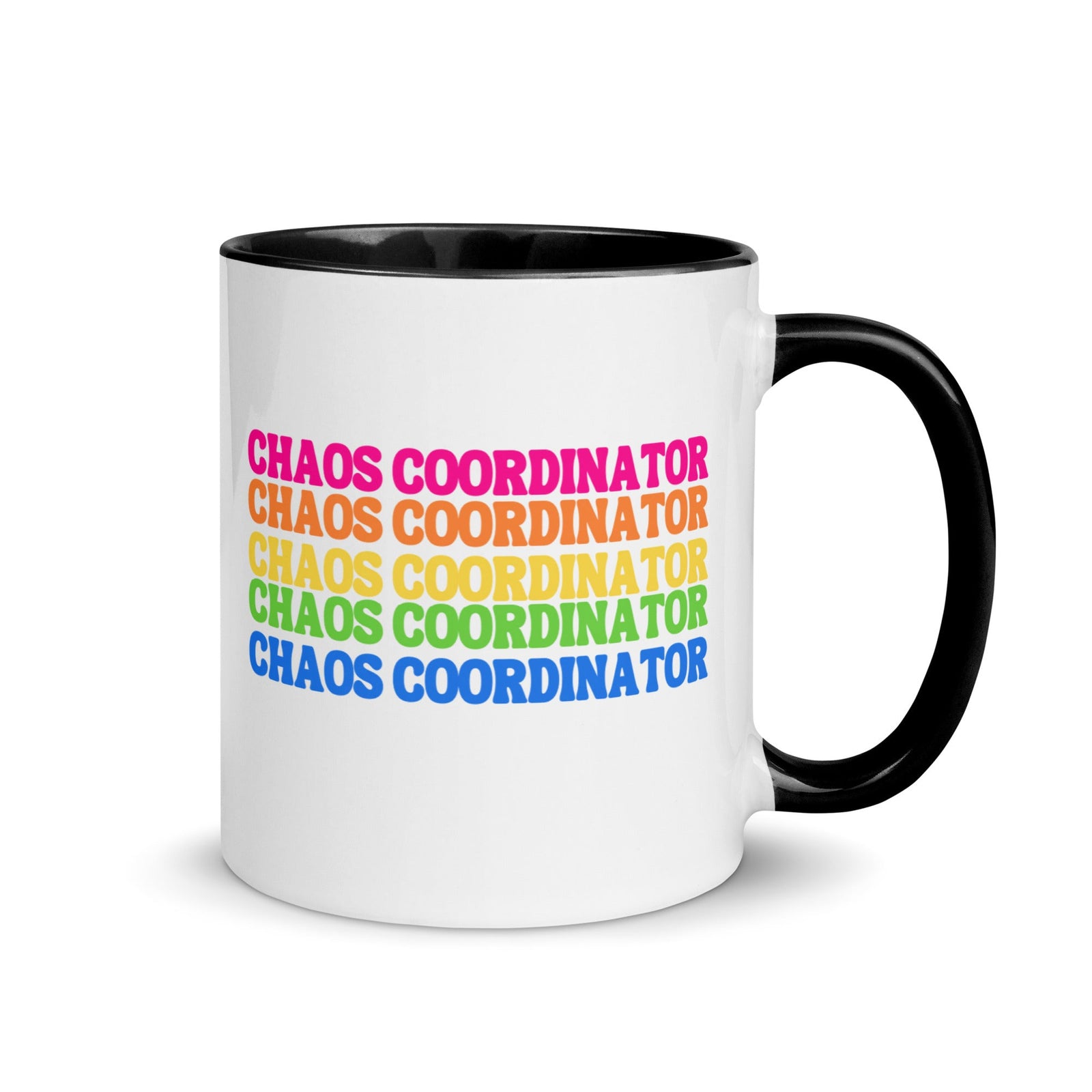Chaos Coordinator Mug with Colorful Accents - The Kindness Cause
