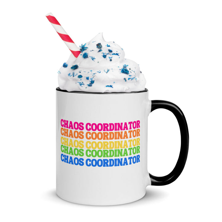 Chaos Coordinator Mug with Colorful Accents - The Kindness Cause