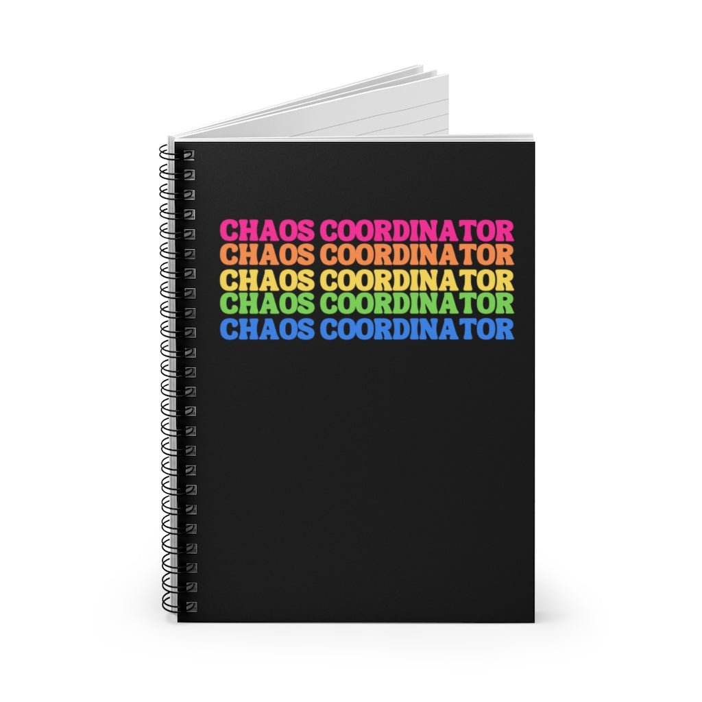 Chaos Coordinator Ruled Line Spiral Notebook - The Kindness Cause