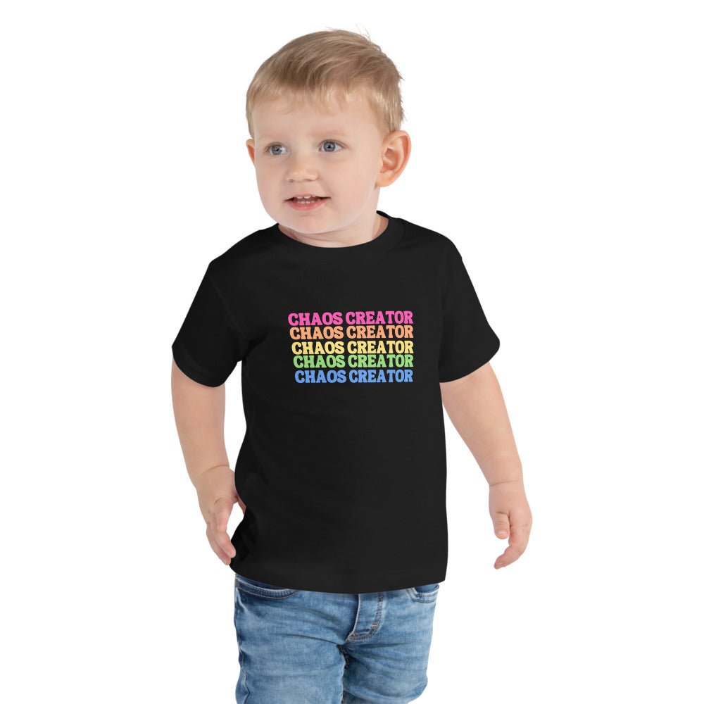 Chaos Creator Toddler Short Sleeve Tee - The Kindness Cause kids gifts that give back