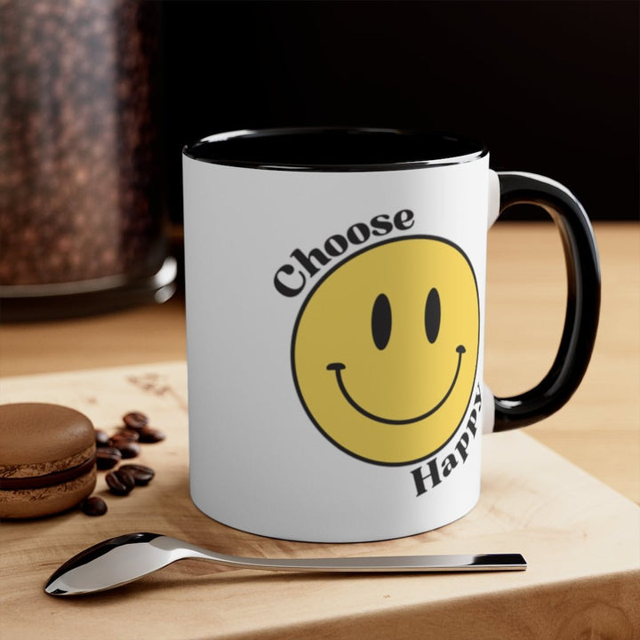 Choose Happy 11 oz. Accent Coffee Mug - The Kindness Cause