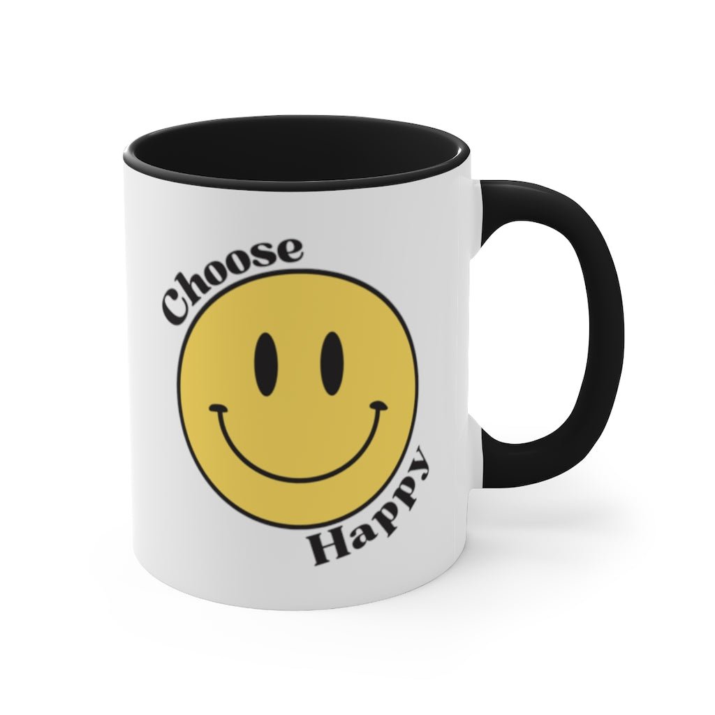 Choose Happy 11 oz. Accent Coffee Mug - The Kindness Cause