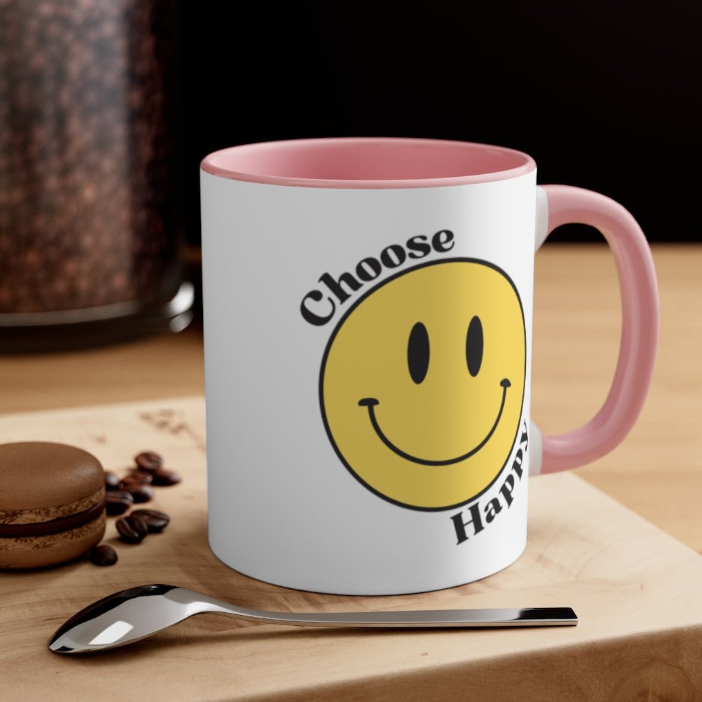Choose Happy 11 oz. Accent Coffee Mug - The Kindness Cause