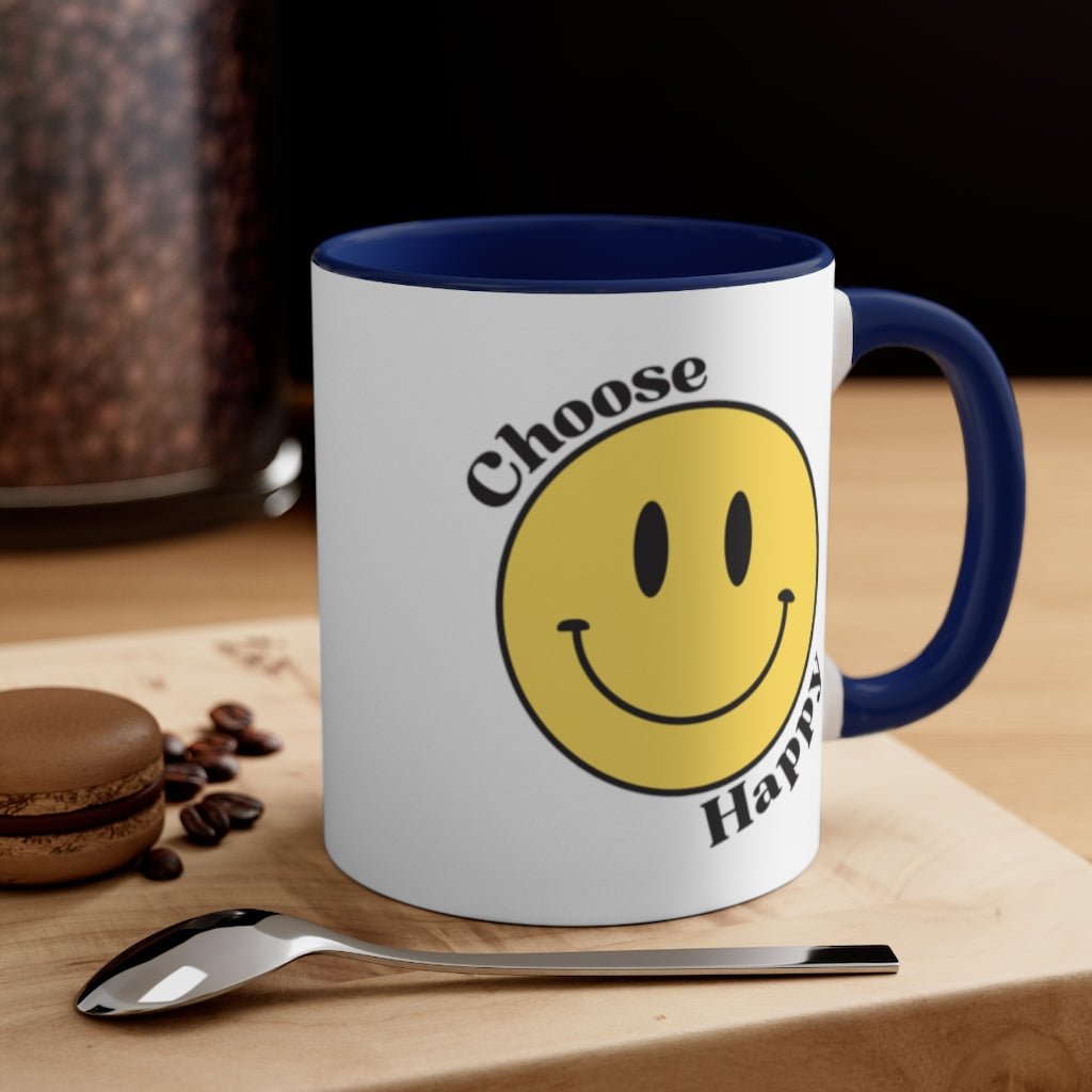 Choose Happy 11 oz. Accent Coffee Mug - The Kindness Cause