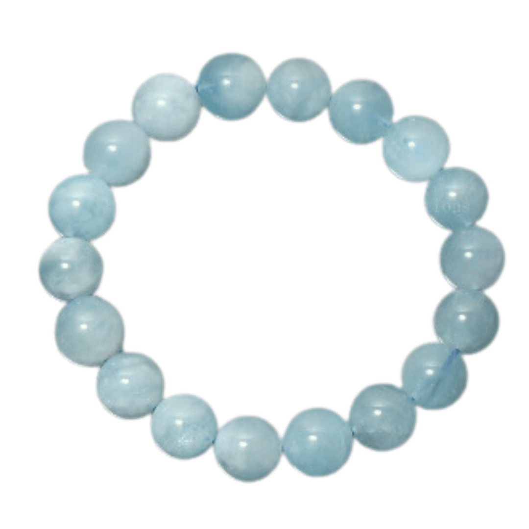 Crystal Beaded Bracelet - Aquamarine - The Kindness Cause