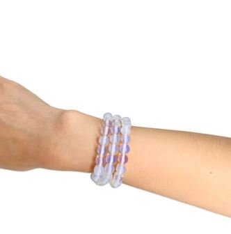 Crystal Beaded Bracelet - Opalite - The Kindness Cause