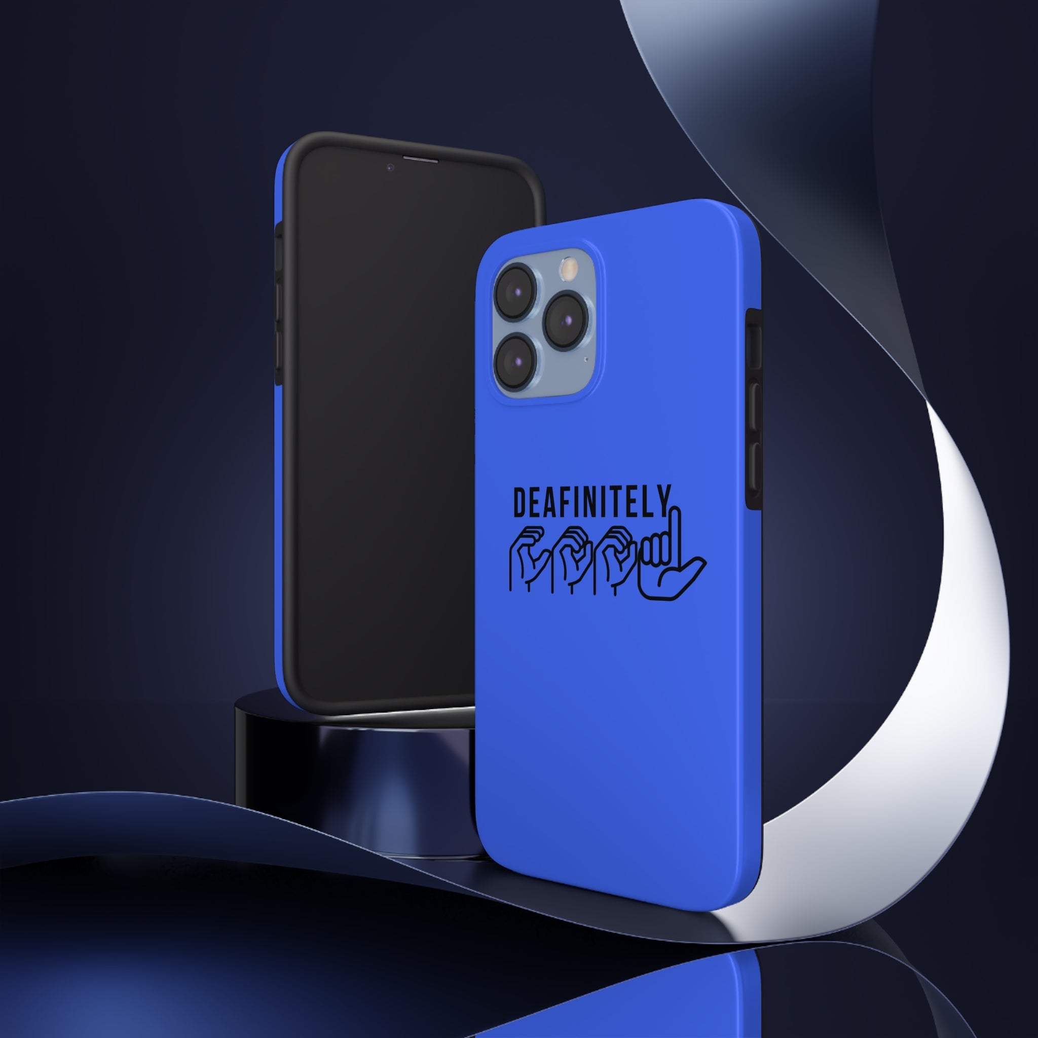 Deafinitely Cool ASL Tough Phone Cases - The Kindness Cause