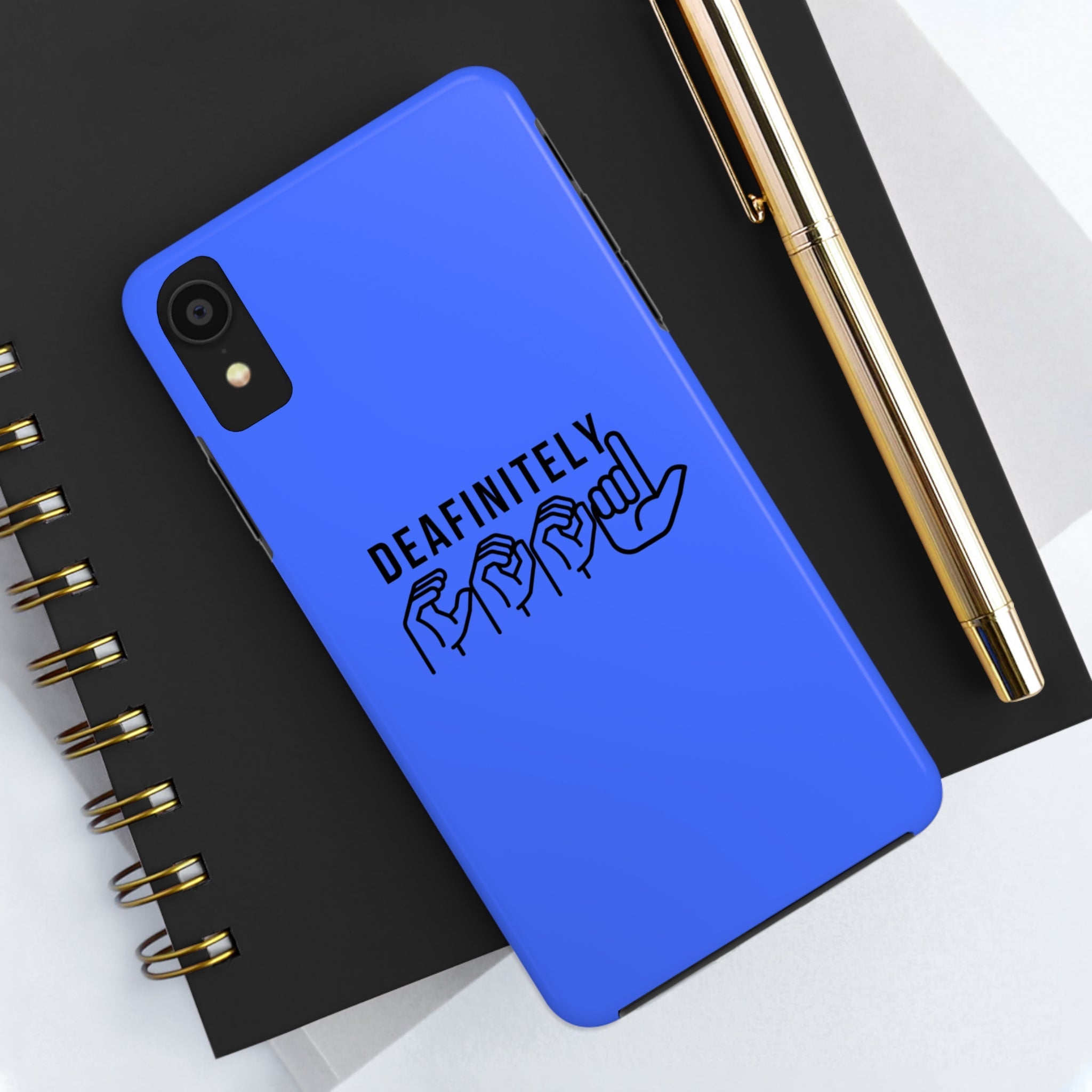Deafinitely Cool ASL Tough Phone Cases - The Kindness Cause
