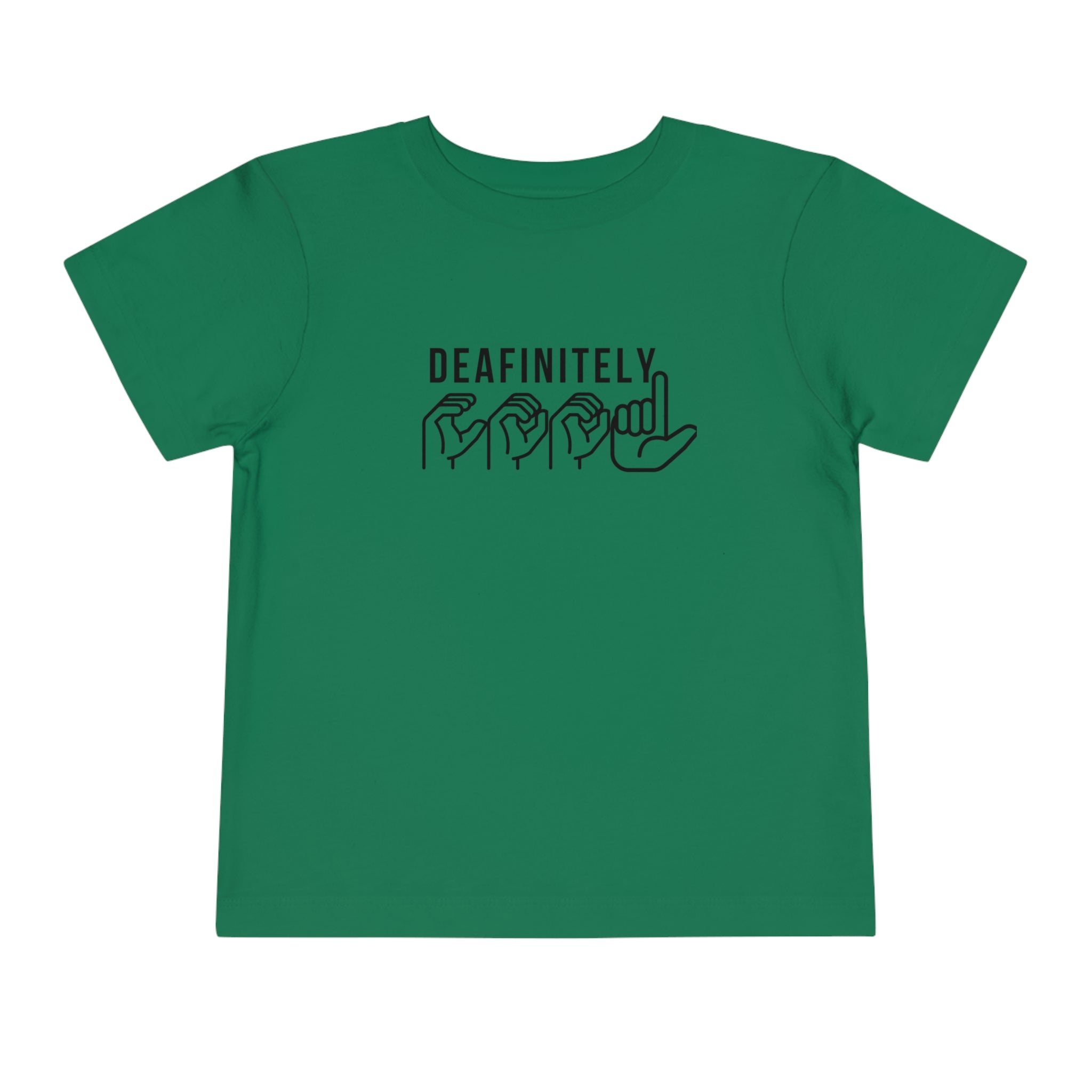 Deafinitely Cool Toddler Unisex Short Sleeve Tee - The Kindness Cause