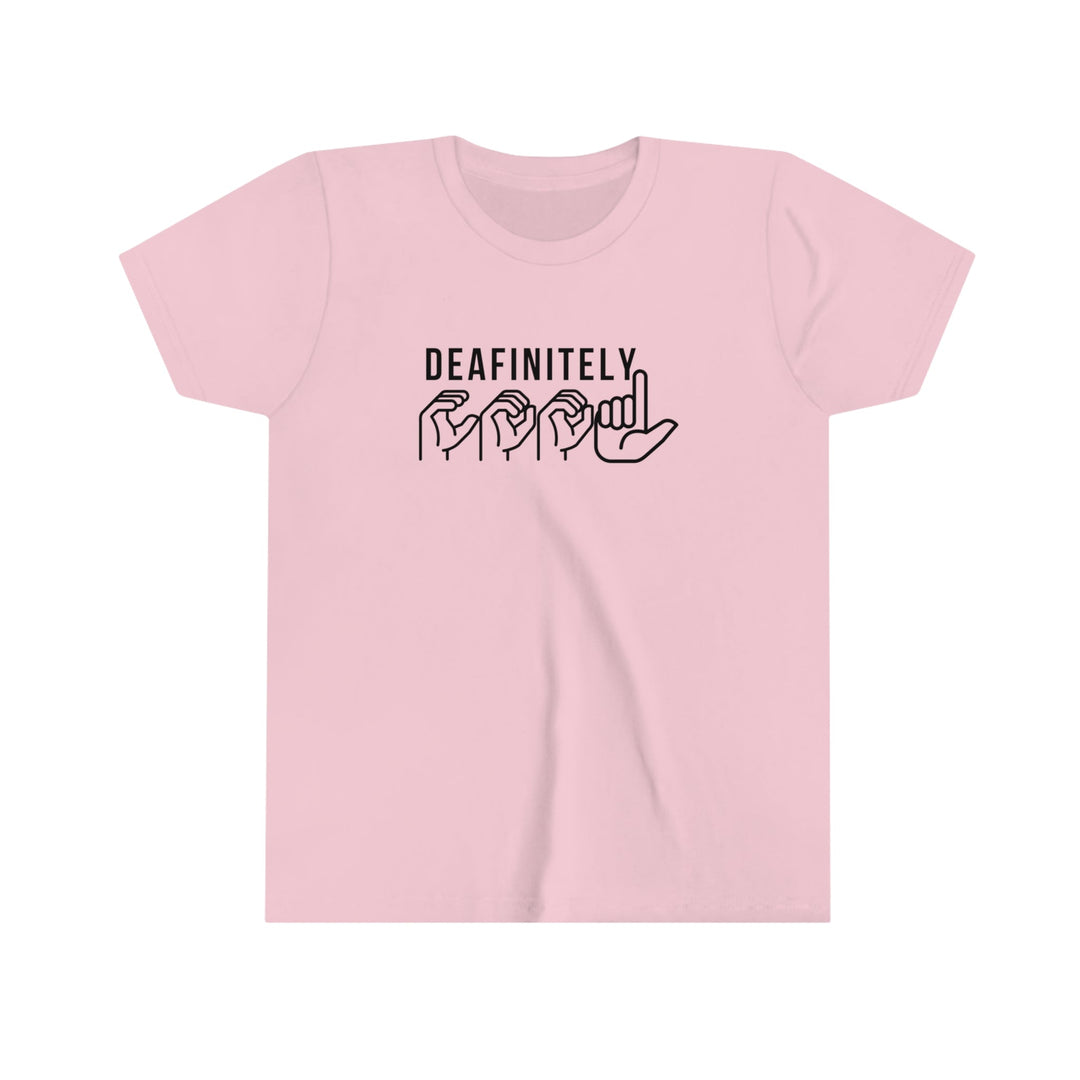 Deafinitely Cool Youth Unisex Short Sleeve Tee - The Kindness Cause
