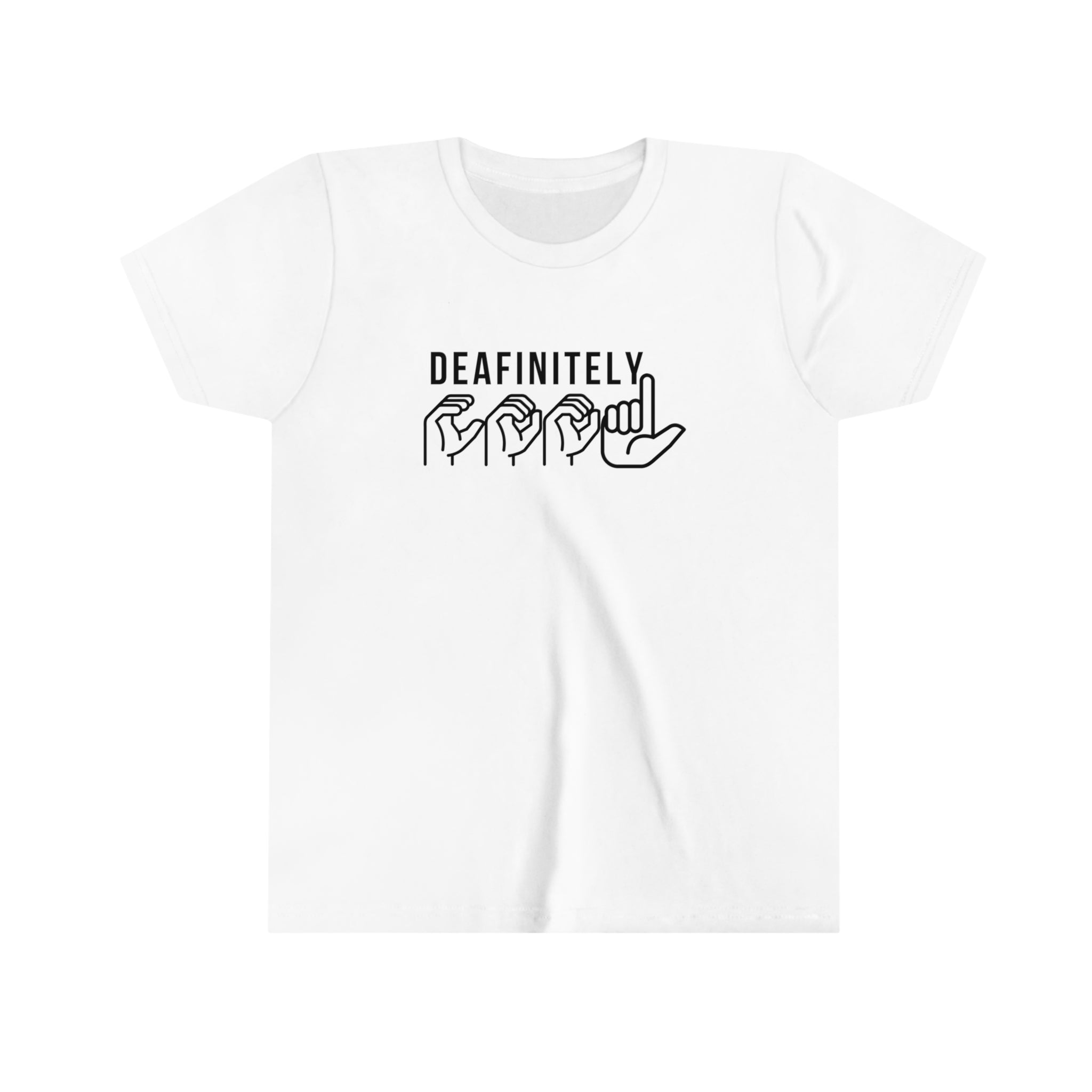 Deafinitely Cool Youth Unisex Short Sleeve Tee - The Kindness Cause