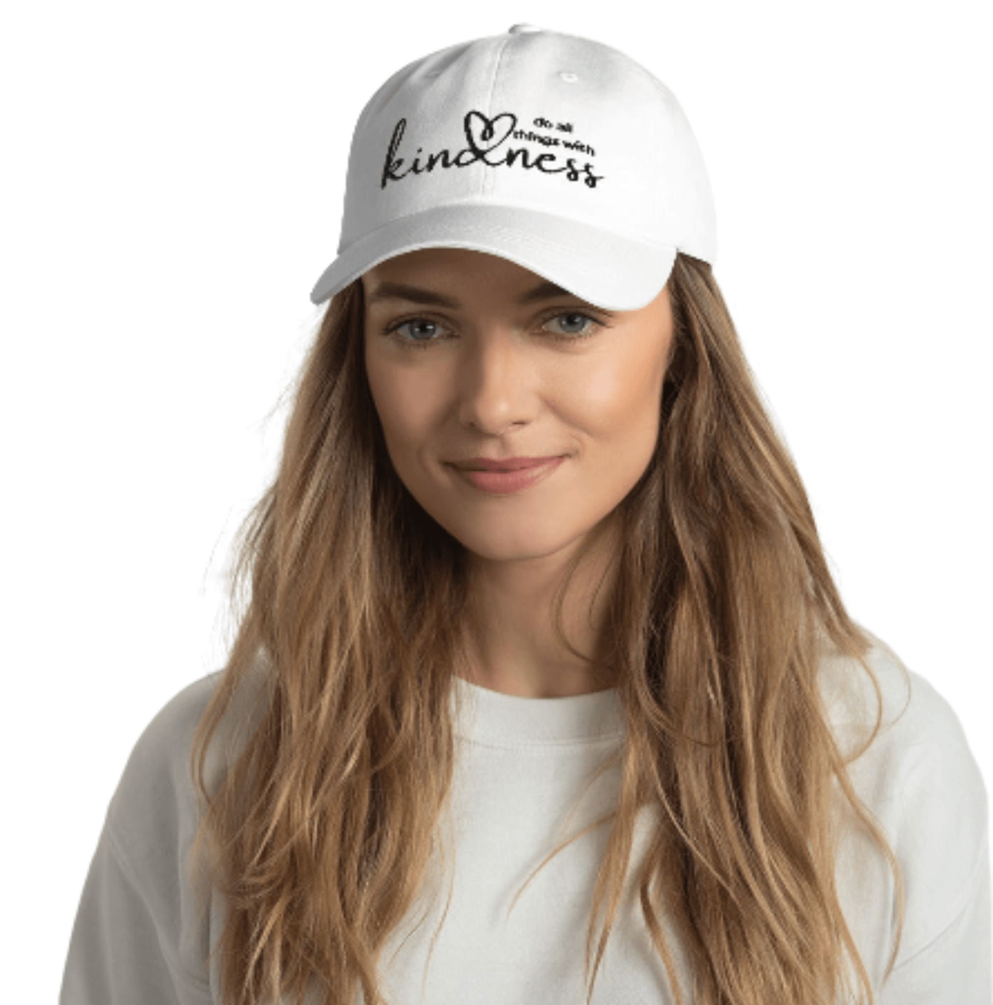 Do All Things with Kindness Embroidered Unisex Dad Hat - The Kindness Cause