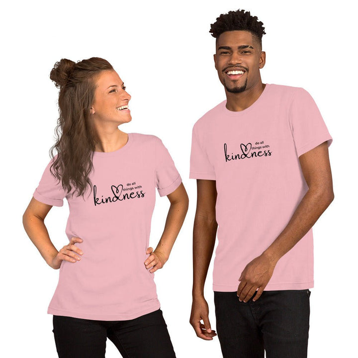 Do All Things with Kindness Printed Adult Unisex Short-Sleeve T-Shirt - The Kindness Cause