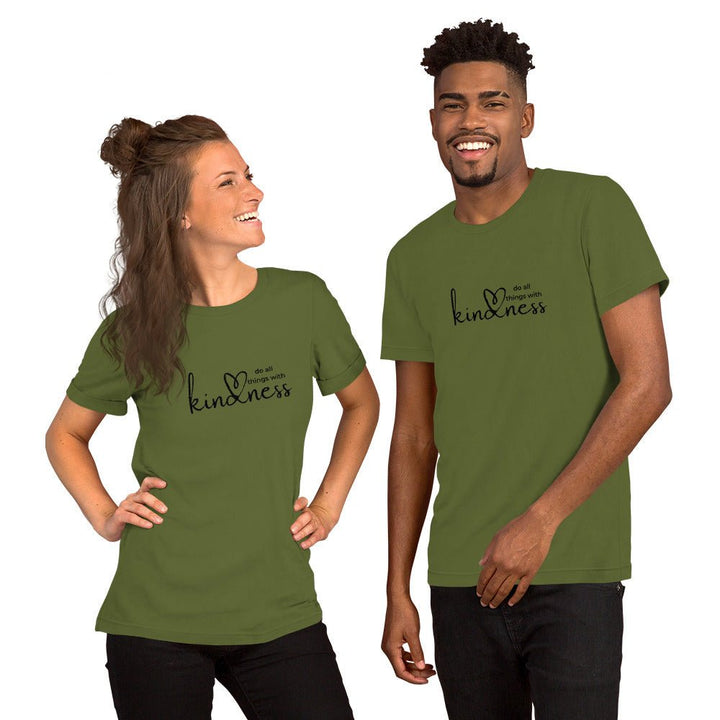 Do All Things with Kindness Printed Adult Unisex Short-Sleeve T-Shirt - The Kindness Cause