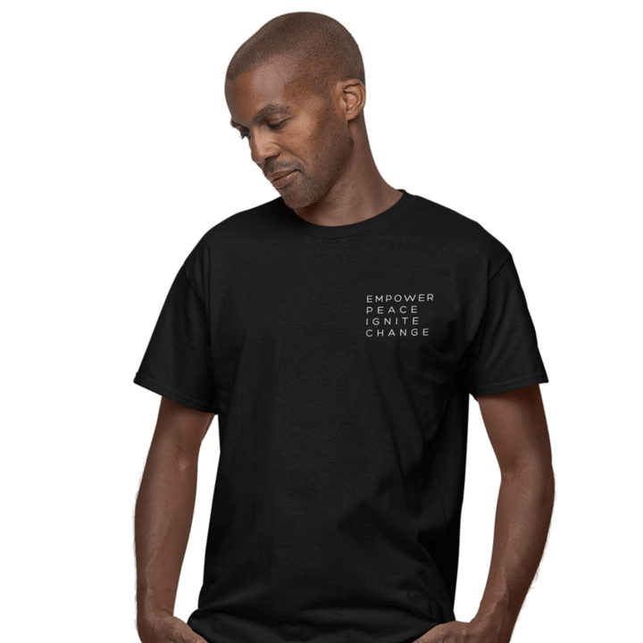 Empower Peace Ignite Change Unisex T-shirt - The Kindness Cause