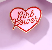 Empowered Women Empower Women Girl Power Enamel Pin - The Kindness Cause