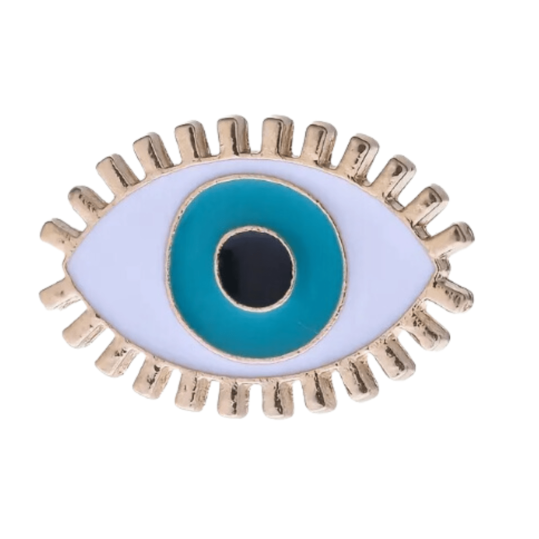 Evil Eye For Peace &amp; Protection Enamel Pin - The Kindness Cause