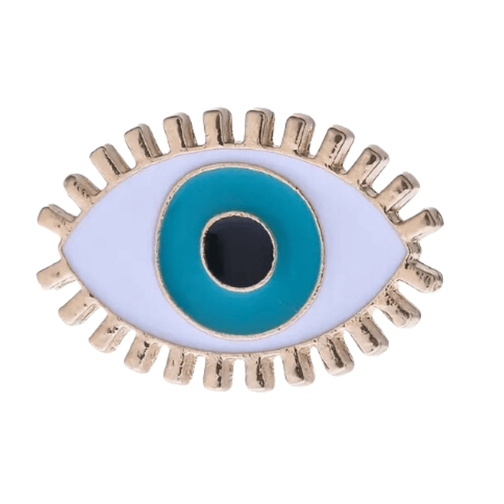 Evil Eye For Peace &amp; Protection Enamel Pin - The Kindness Cause