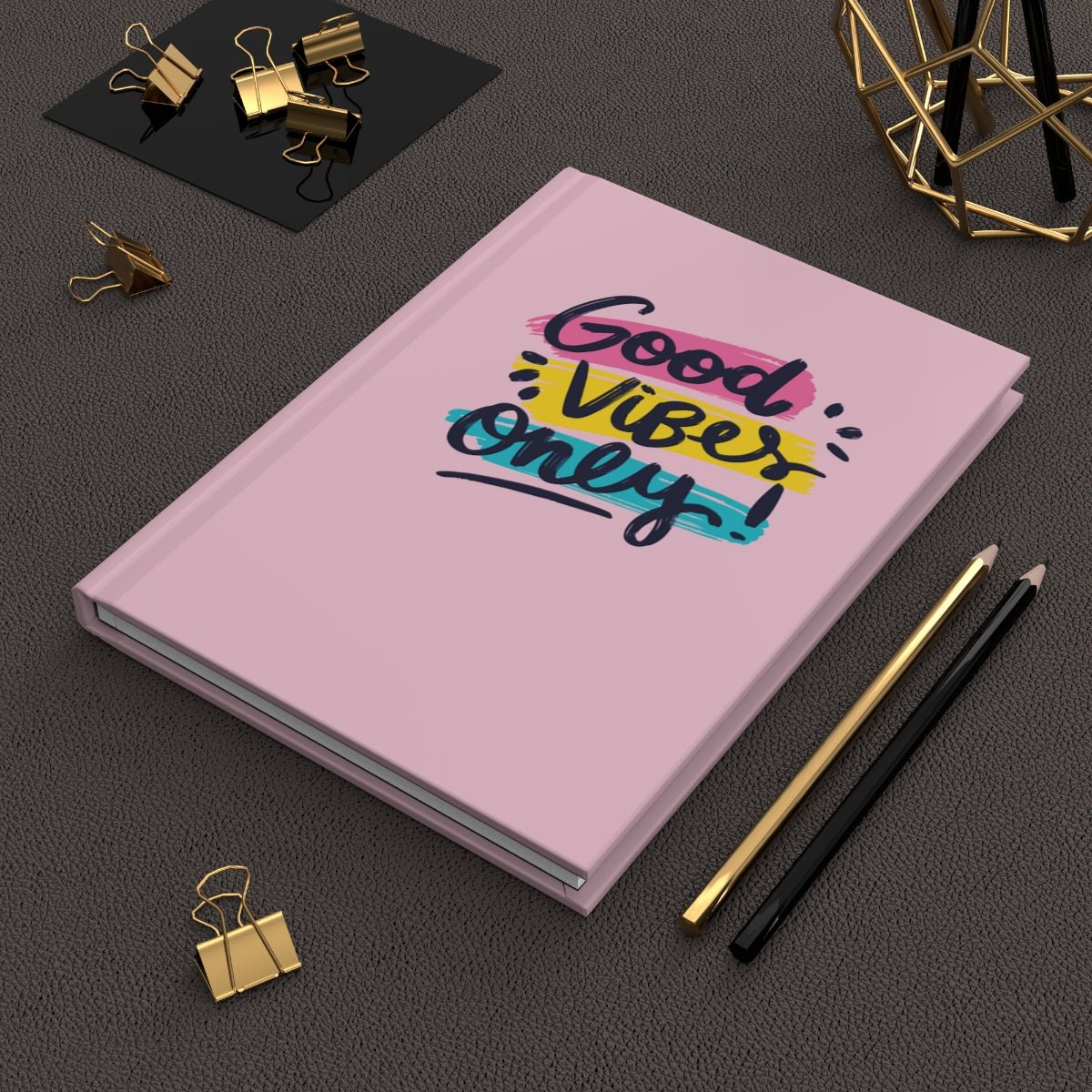 Good Vibes Only Hardcover Matte Journal - The Kindness Cause