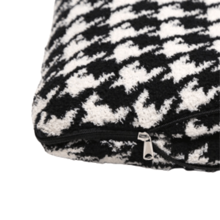 Houndstooth Luxury Soft 2 in 1 Throw Blanket &amp; Pillow - The Kindness Cause