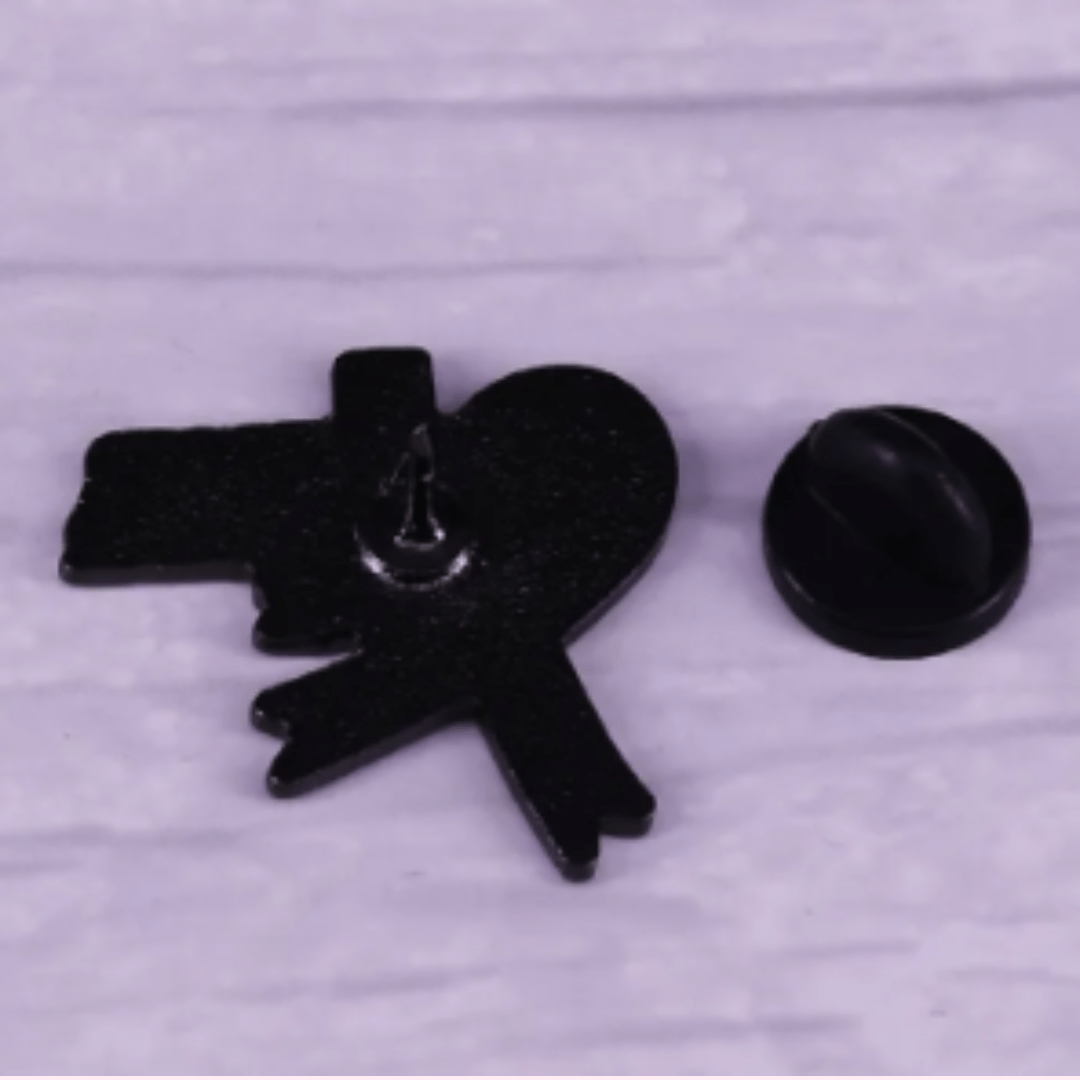 In October We Wear Pink Breast Cancer Awareness Enamel Pin - The Kindness Cause