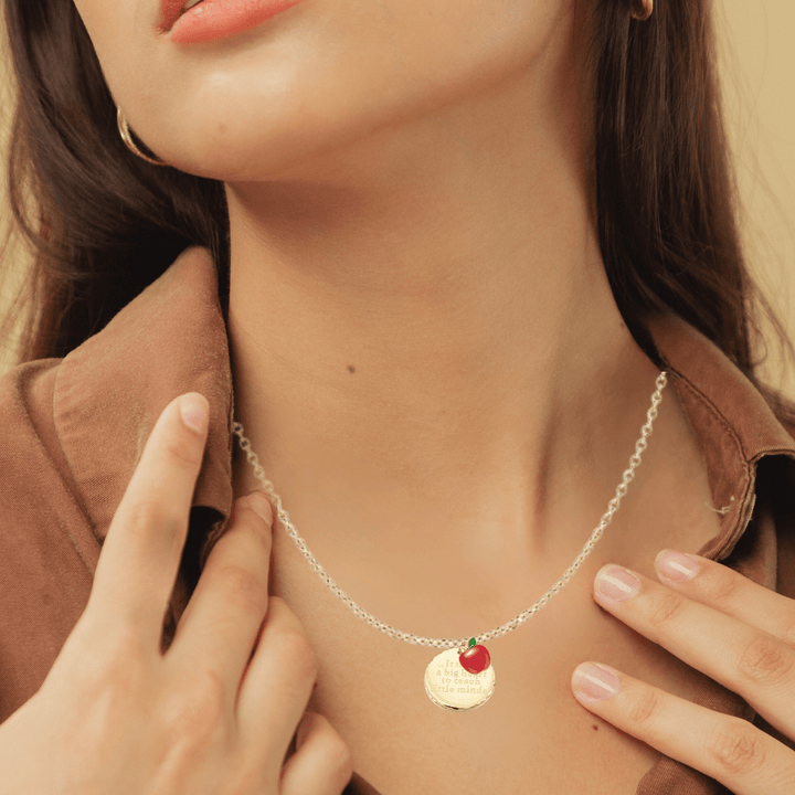 It Takes A Big Heart To Teach Little Minds Teacher Necklace - The Kindness Cause