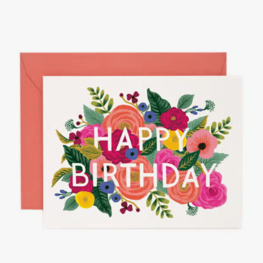 Juliet Rose Birthday Card by Rifle Paper Co. - The Kindness Cause