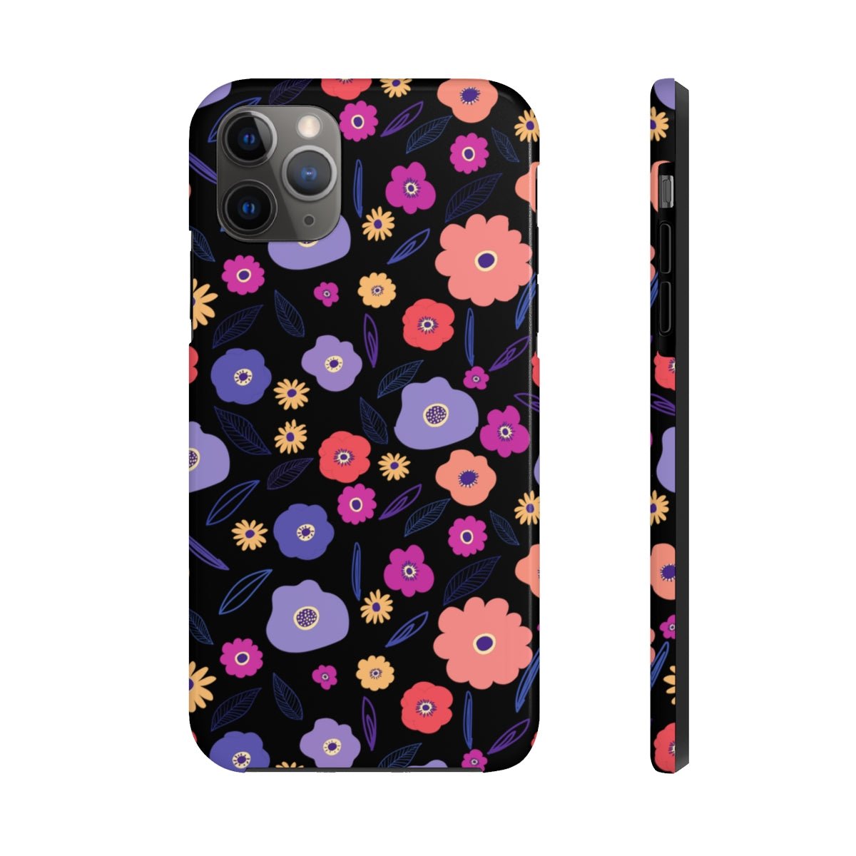 Keep Going Keep Growing Dark Floral Tough Phone Cases - The Kindness Cause
