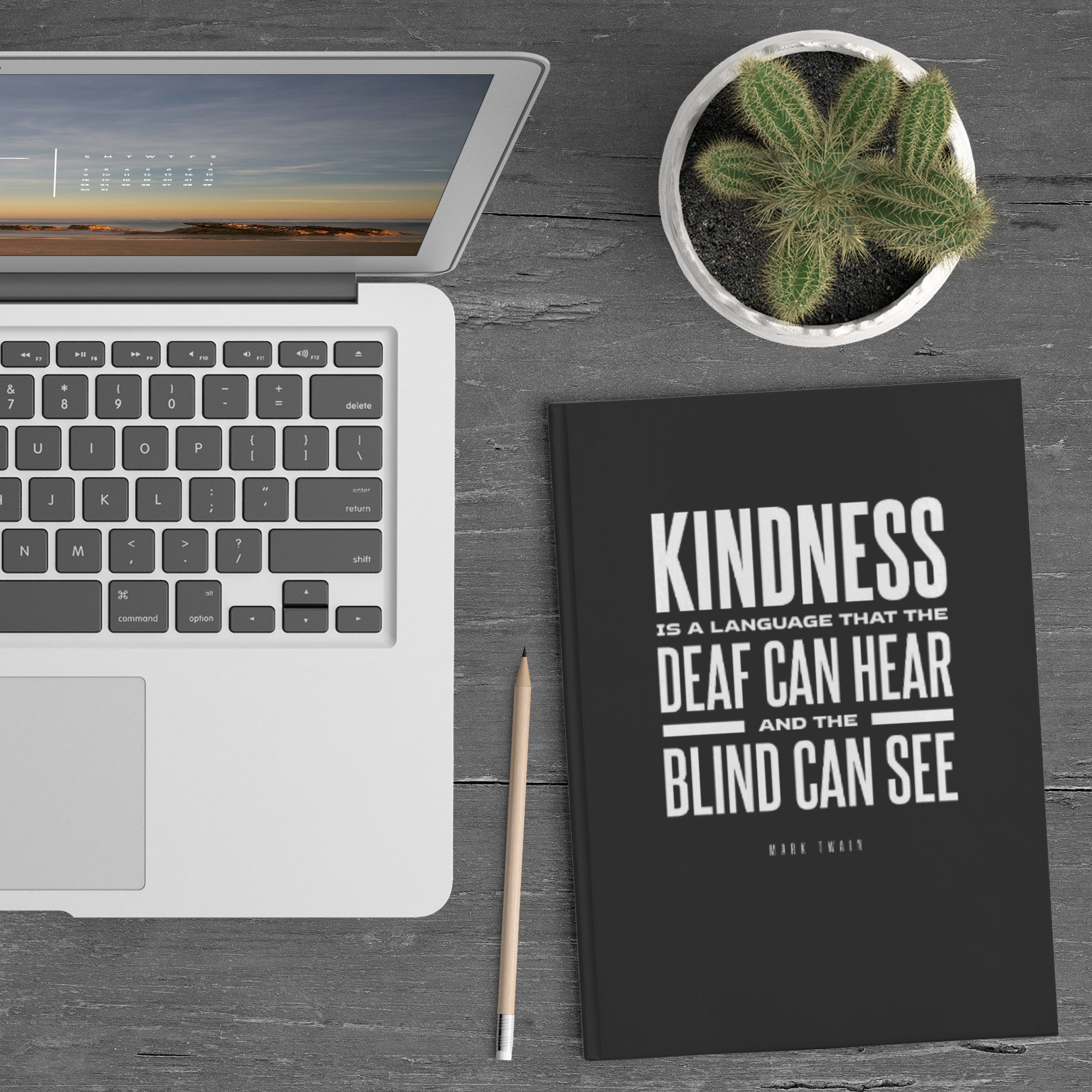 Kindness Is The Language Hardcover Notebook & Journal - The Kindness Cause