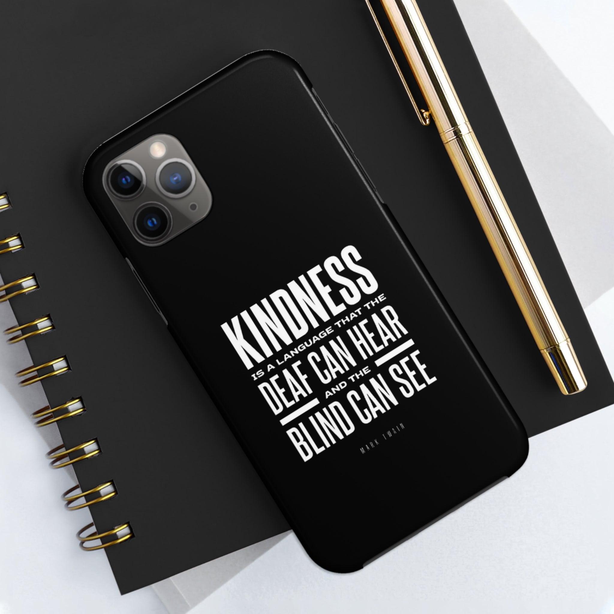 Kindness Is The Language Tough Phone Cases - The Kindness Cause